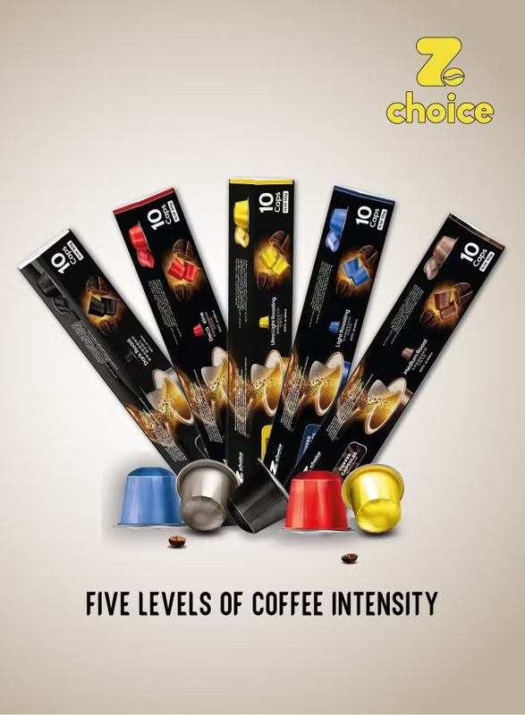 ZChoice Ultra Light Roast 100% Arabica Coffee Capsules, 10 Capsules x 6g