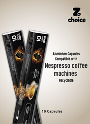 Zchoice Coffee Capsules Dark Roast 100% Arabica Pack of 10