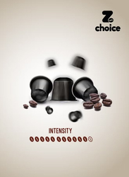 ZChoice Dark Roast 100% Arabica Coffee Capsules, 10 Capsules x 6g