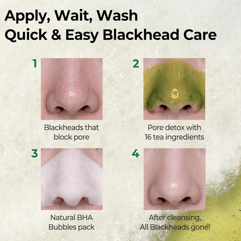 Some By Mi Bye Bye Blackhead 30 Days Miracle Green Tea Tox Bubble Cleanser 120g