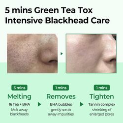 Some By Mi Bye Bye Blackhead 30 Days Miracle Green Tea Tox Bubble Cleanser 120g