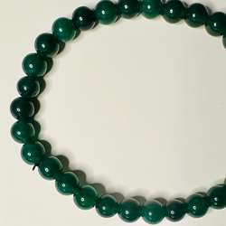 Petite Jade Stretch Bead Crystal Bracelet