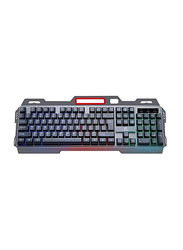 Jeqang Wired English Keyboard with Mouse Mechanical Touch Feel Gaming Laptop, Black