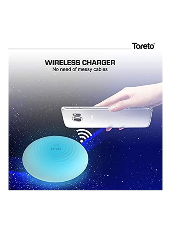 Toreto Wireless Charger with Cable, White