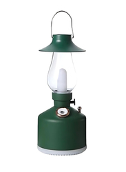 Vintage Lamp USB Air Humidifier Purifier with LED Light, Green