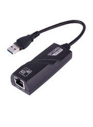 USB 3.0 Ethernet Adapter, Black