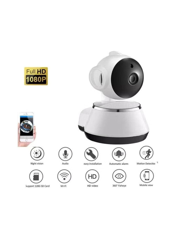 Calus HD Wi-Fi Smart Net Camera with Motion Detection, Q6X, White