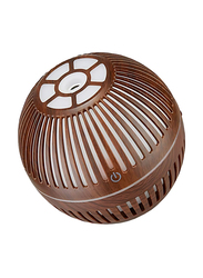 Ultrasonic Aroma Humidifier with Led Lights, Brown