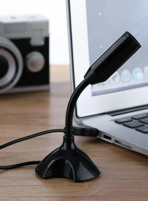 USB Microphone for Laptop and Computer, Black