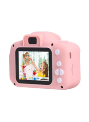 Children Mini Digital Camera with Built-in Rechargeable Li-ion Polymer Battery, Pink