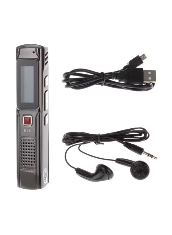 Digital Voice Recorder, Black