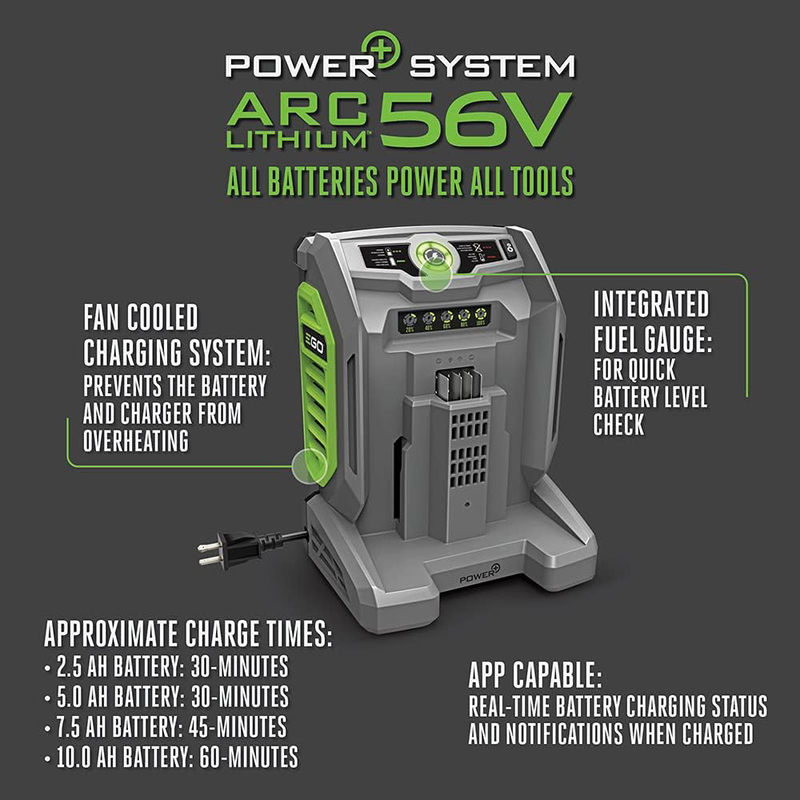 Ego Power+ 700W Turbo Charger, CH7000, Grey