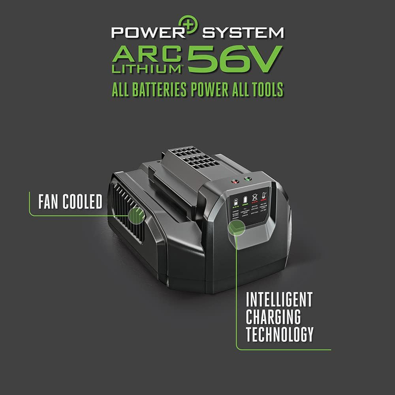 Ego Power+ Lithium-ion Standard Charger, CH2100, Black