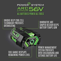 Ego Power+ Lithium-Ion Standard Charger, BA2800T, Black/Green