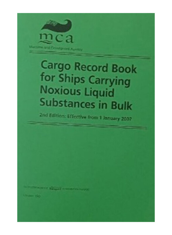

Generic Cargo Record Book for Ship Carrying Nox Substance, Green
