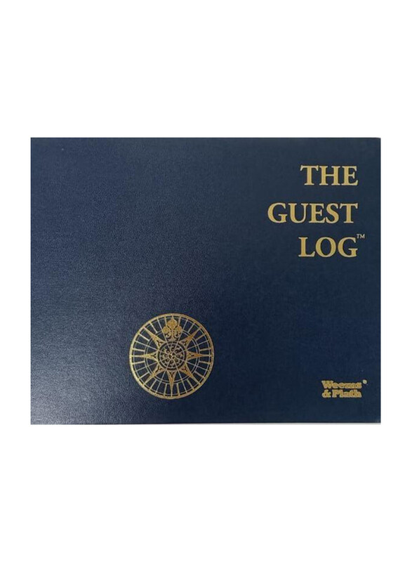 

Generic The Guest Log Book, Black/Gold