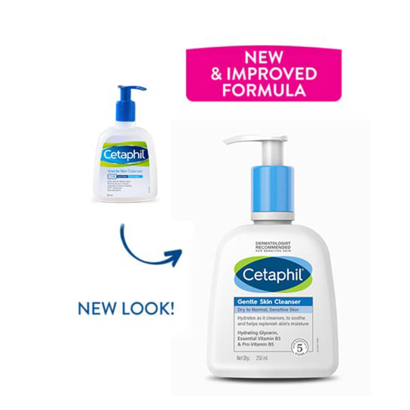 Cetaphil Moisturising Lotion, DAM, Moisturising Cream and Gentle Skin Cleanser Set, 4 Pieces