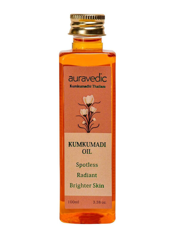 

Auravedic Kumkumadi Face Oil for Glowing Skin, 100ml