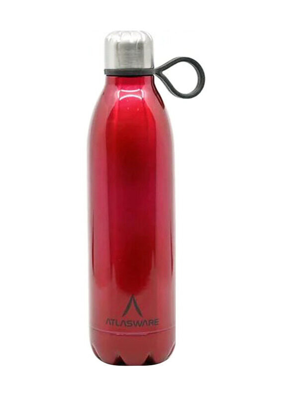 

Atlasware 500ml Stainless Steel Vacuum Flask, Red