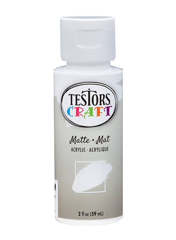 

Testors Craft Acrylic Paint, 6 Pack, White
