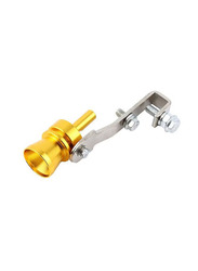 Outad Universal Car BOV Turbo Sound Whistle, Gold/White