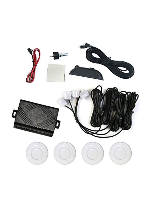 

Generic Parking Sensor System, White/Black