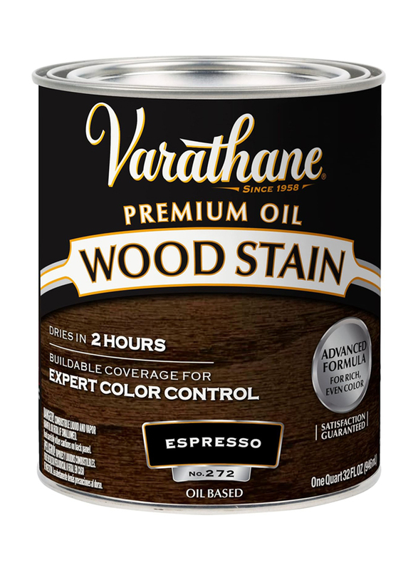 Rust-Oleum Varathane Premium Wood Stain, 946ml, Espresso