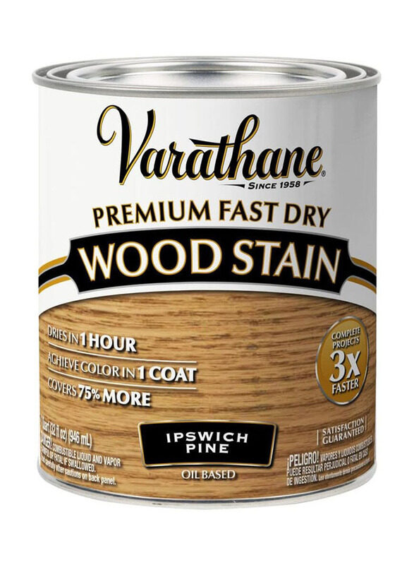 

Rust-Oleum Varathane Premium Fast Dry Wood Stain, 2 x 946ml, Ipswich Pine