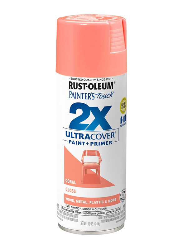

Rust-oleum Painter's Touch Ultra Cover 2X Gloss Spray, 6 x 12oz, Coral