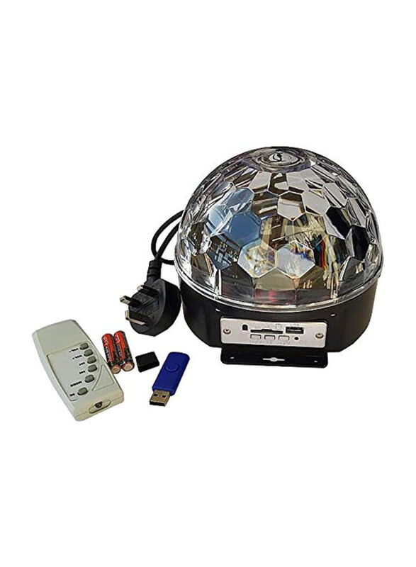 

Generic Crystal Magic Ball Bluetooth Speaker, Black/Clear