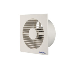 Crompton Axial Air 100 mm Kitchen/Bathroom/Office Exhaust Ventilation Fan, AXIALAIR4WHT, White