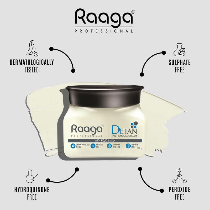 Raaga Professional De Tan with Kojic & Milk, 500gm