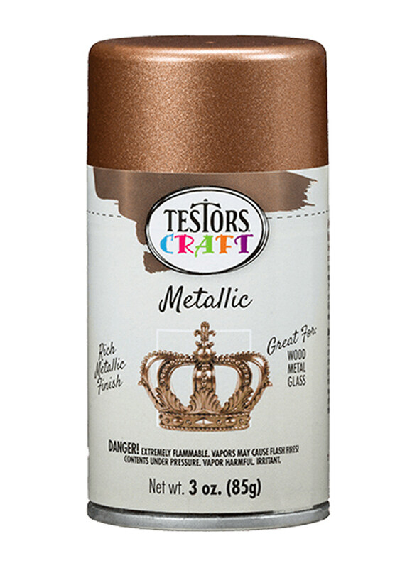 

Testors Craft Metallic Aerosols Paints, 3 Pack, Antique Copper