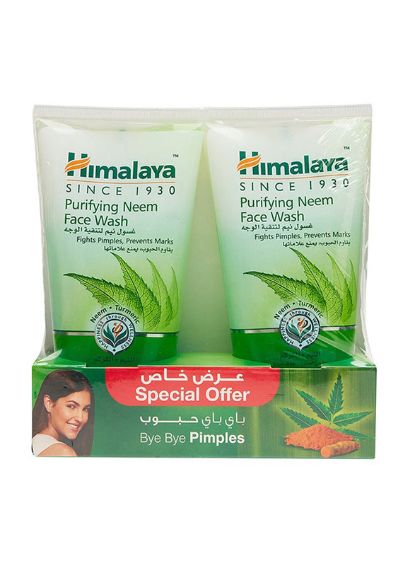 Himalaya Purifying Neem Face Wash, 2 x 150ml