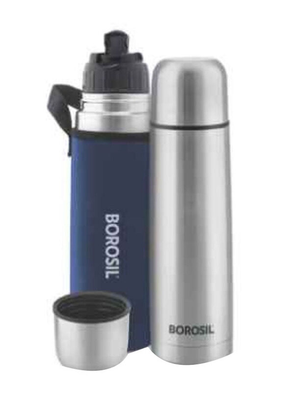 

Borosil 750ml Stainless Steel Vaccum Thermo Flask, FGFTL750BLU, Blue