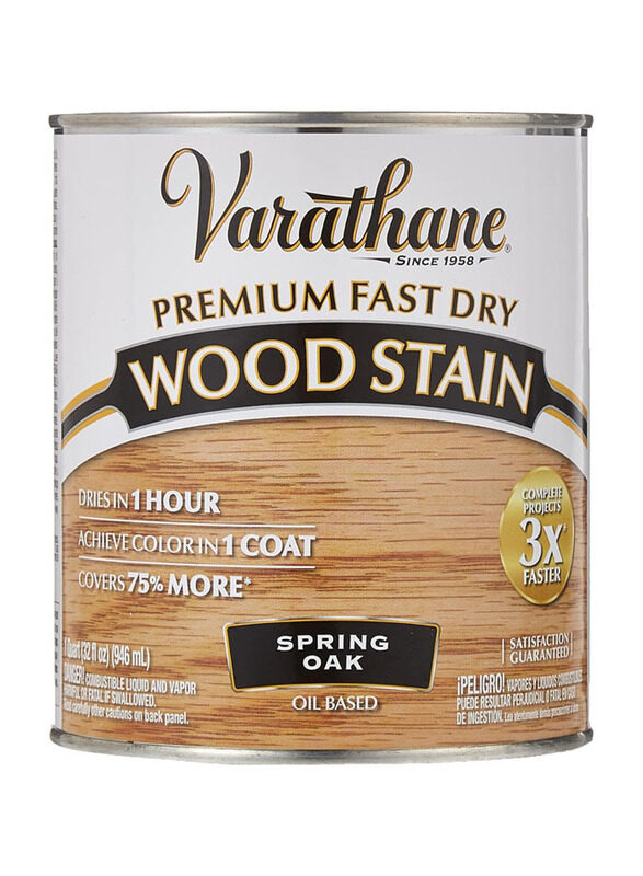 

Rust-Oleum Varathane Premium Fast Dry Wood Stain, 2 x 946ml, Spring Oak