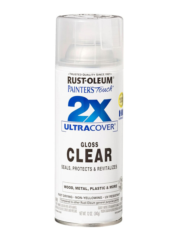 

Rust-oleum Painter's Touch 2X Ultra Cover Gloss Spray Paint, 12oz, Clear