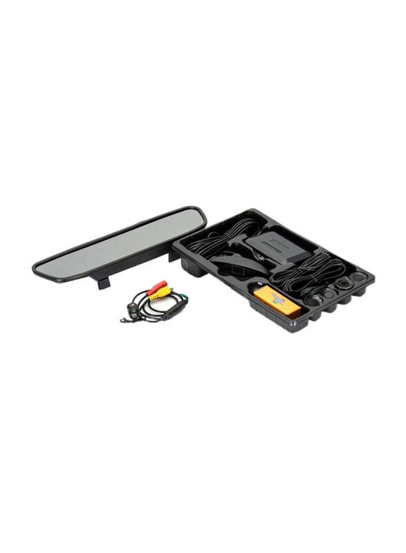

Generic Car Parking Assistance Sensor System with Rear View Camera & 4.3" Mirror Monitor, Multicolour