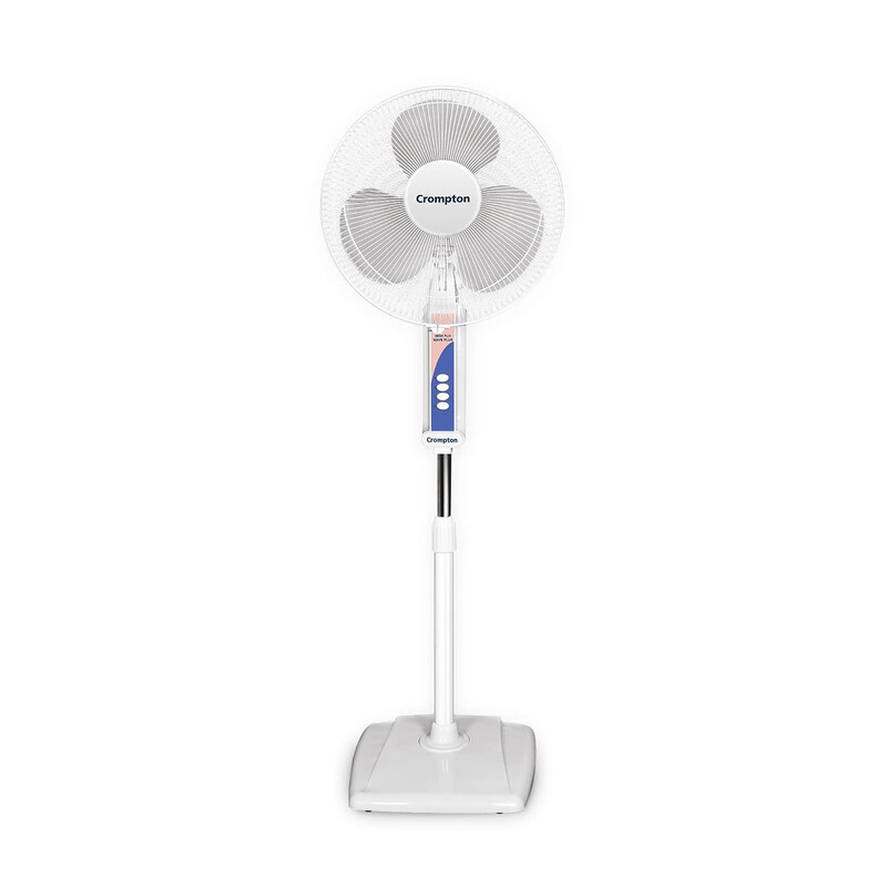 

Crompton 16-Inch Wave Plus 400-mm Oscillating Pedestal Fan, 60W, White