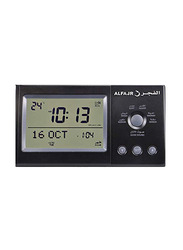 Al Fajr Premium Table Clock, Black