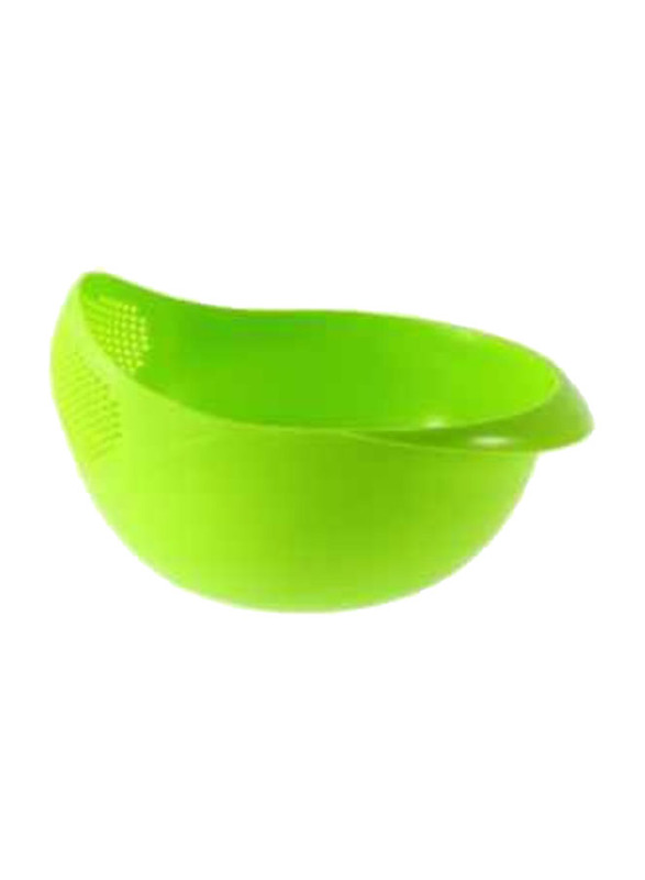 Plastic Rice Wash Strainer, Green