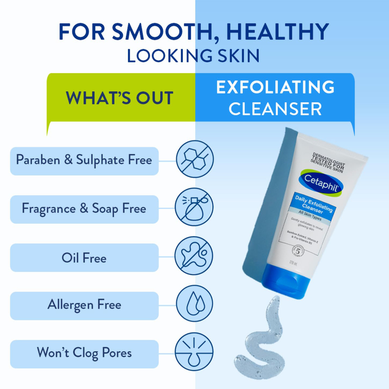 Cetaphil Daily Exfoliating Cleanser, 178ml