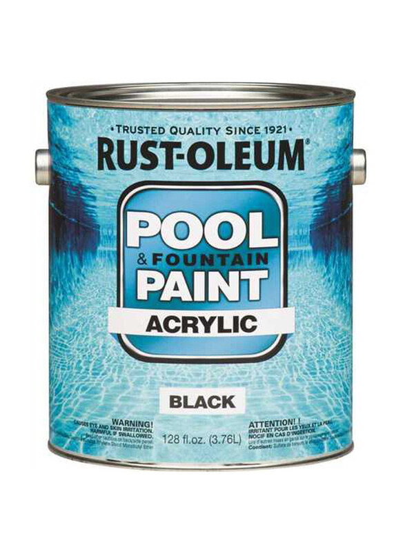 

Rust-oleum Pool & Fountain Paint Acrylic, 1 Gallon, 2 Pack, Black