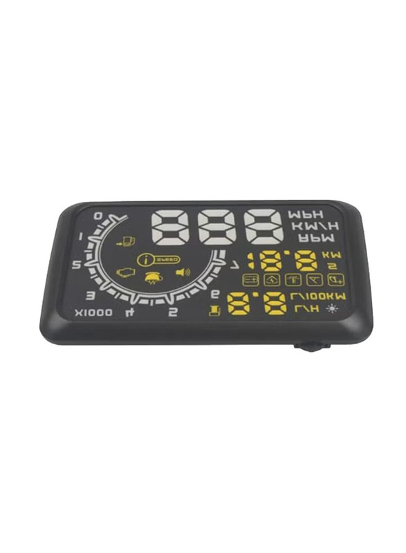 Sharpdocar Heads Up Display Warning System With OBDII, Black