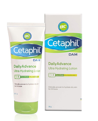 Cetaphil Dam Daily Advance Ultra Hydrating Lotion and Gentle Skin Cleanser Set, 2 Pieces