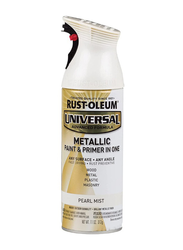 

Rust-Oleum Metallic Paint & Primer in One, 312gm, Pearl Mist