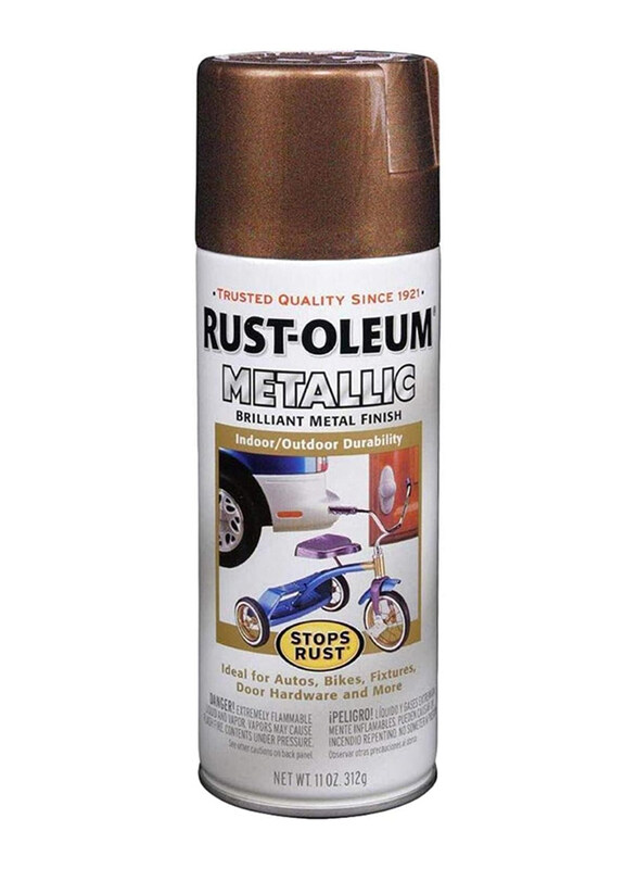 

Rust-Oleum Stops Rust Metallic Vintage Spray Paint, 11oz, Copper