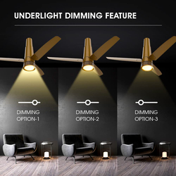 Crompton Light Dimming Feature Energion Roverr Smart iOT Enabled 1200mm BLDC Ceiling Fan with Remote Control, CFENROVSM48PWT5S, Shimmer Brown