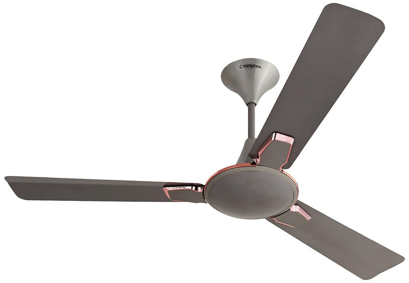 

Crompton 48-Inch Aura 2 Prime Antidust 1200mm Ceiling Fan, CFPRAU2PM48TTEAD1S, Titanium Rose Gold