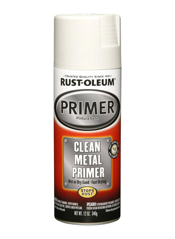 

Rust-Oleum Clean Metal Primer Spray Paint, 12 oz, White